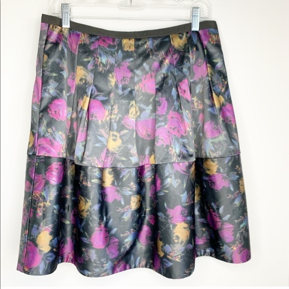 The Limited - Floral A-line Skirt - Size 8